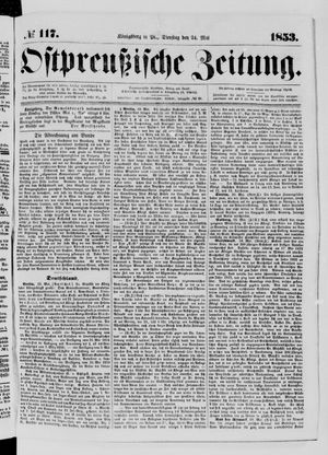 Ostpreußische Zeitung vom 24.05.1853