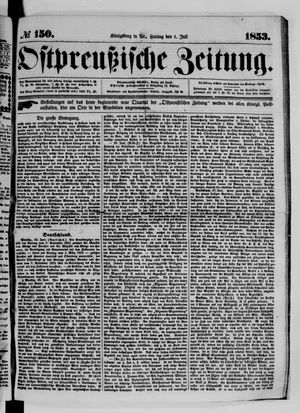 Ostpreußische Zeitung vom 01.07.1853