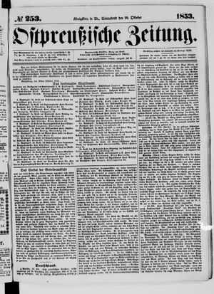 Ostpreußische Zeitung vom 29.10.1853