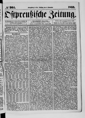 Ostpreußische Zeitung vom 08.11.1853