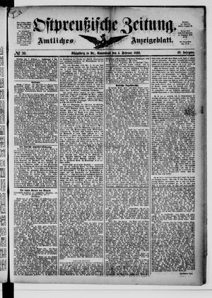 Ostpreußische Zeitung vom 04.02.1888