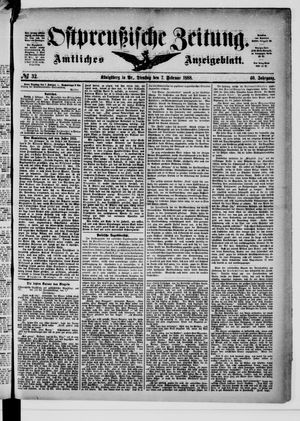 Ostpreußische Zeitung vom 07.02.1888