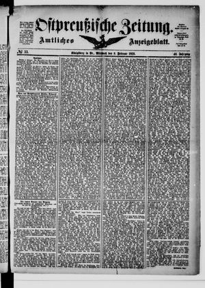 Ostpreußische Zeitung vom 08.02.1888