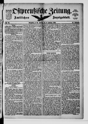 Ostpreußische Zeitung vom 10.02.1888