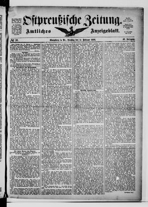 Ostpreußische Zeitung on Feb 14, 1888