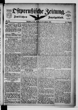 Ostpreußische Zeitung vom 28.02.1888