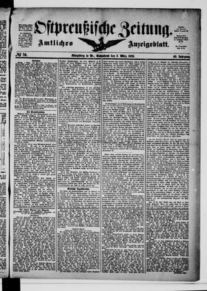 Ostpreußische Zeitung vom 03.03.1888