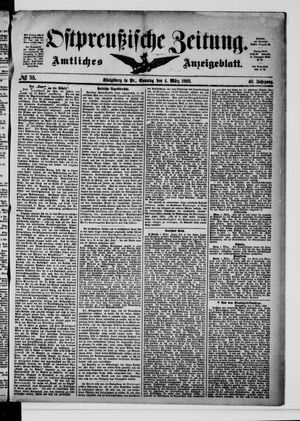 Ostpreußische Zeitung vom 04.03.1888