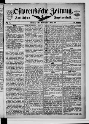 Ostpreußische Zeitung vom 07.03.1888