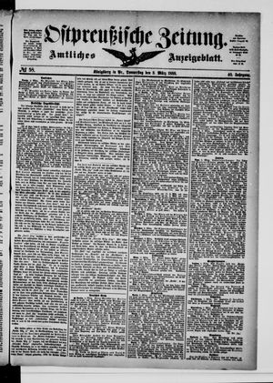 Ostpreußische Zeitung vom 08.03.1888