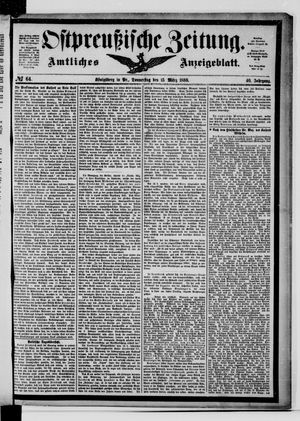 Ostpreußische Zeitung vom 15.03.1888