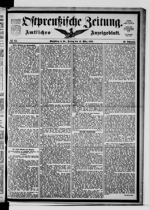 Ostpreußische Zeitung vom 16.03.1888