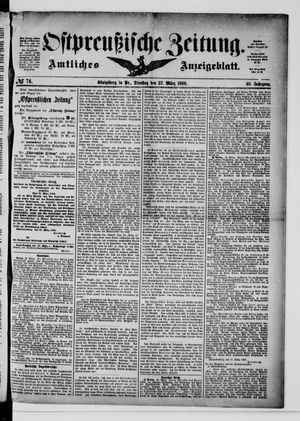 Ostpreußische Zeitung vom 27.03.1888