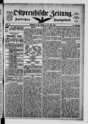 Ostpreußische Zeitung vom 30.03.1888