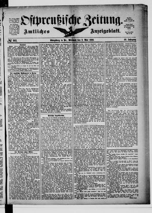 Ostpreußische Zeitung vom 02.05.1888