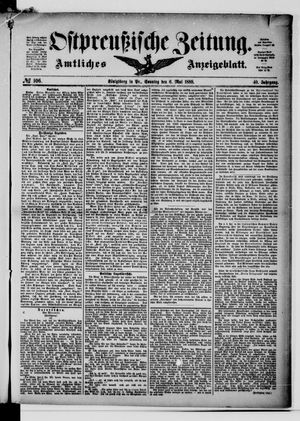 Ostpreußische Zeitung vom 06.05.1888