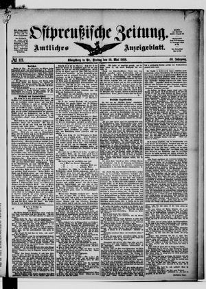Ostpreußische Zeitung vom 18.05.1888