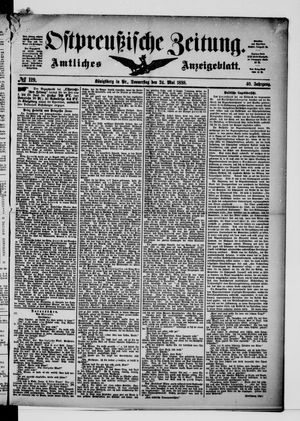 Ostpreußische Zeitung vom 24.05.1888