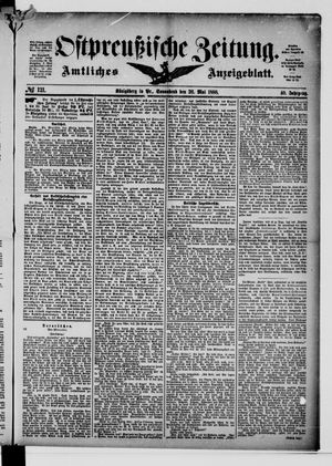 Ostpreußische Zeitung vom 26.05.1888