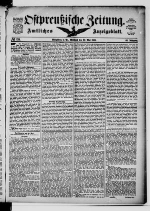 Ostpreußische Zeitung vom 30.05.1888