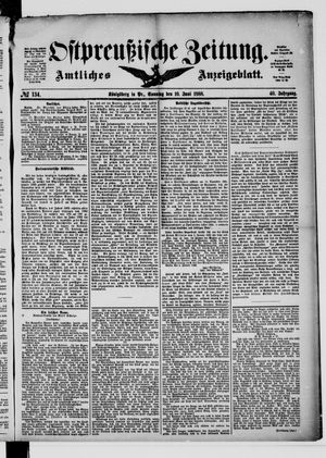 Ostpreußische Zeitung vom 10.06.1888