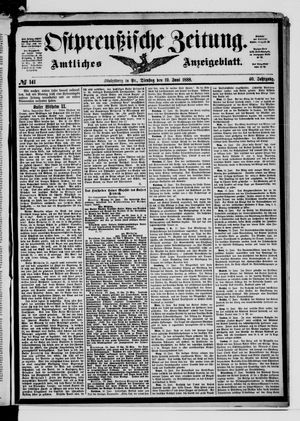 Ostpreußische Zeitung vom 19.06.1888