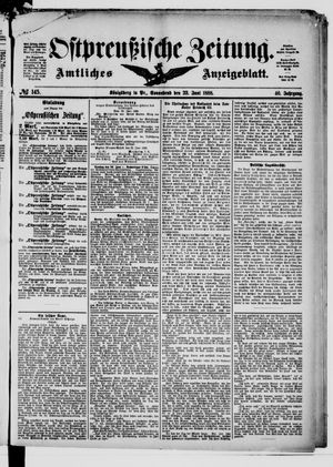 Ostpreußische Zeitung vom 23.06.1888