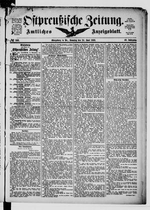 Ostpreußische Zeitung vom 24.06.1888