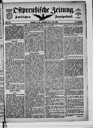 Ostpreußische Zeitung vom 05.07.1890