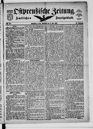Ostpreußische Zeitung vom 09.07.1890