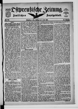 Ostpreußische Zeitung vom 11.07.1890