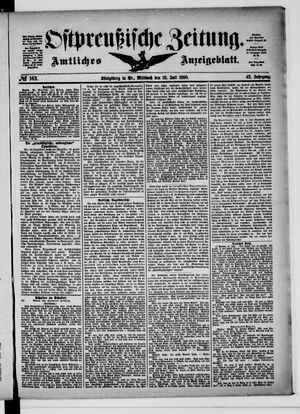 Ostpreußische Zeitung vom 16.07.1890