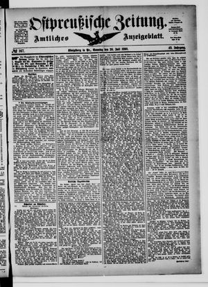 Ostpreußische Zeitung vom 20.07.1890