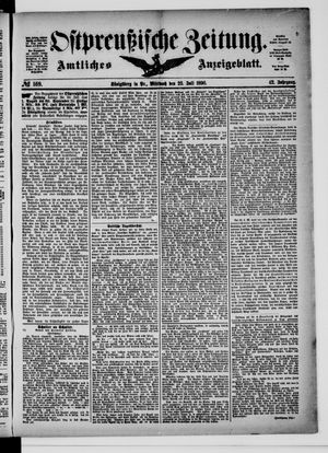 Ostpreußische Zeitung vom 23.07.1890