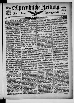 Ostpreußische Zeitung vom 08.10.1890