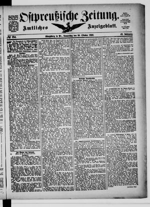 Ostpreußische Zeitung vom 30.10.1890