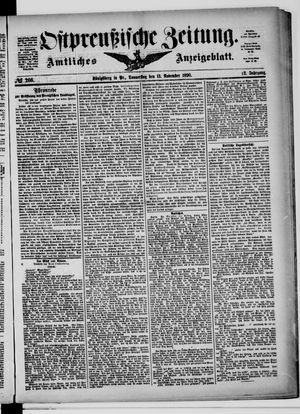 Ostpreußische Zeitung vom 13.11.1890