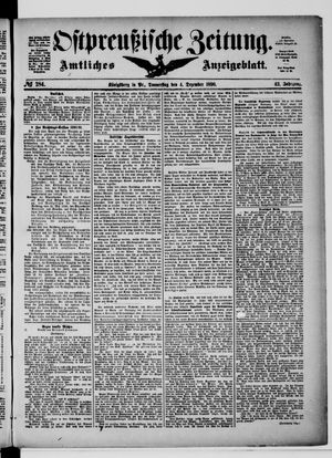 Ostpreußische Zeitung vom 04.12.1890
