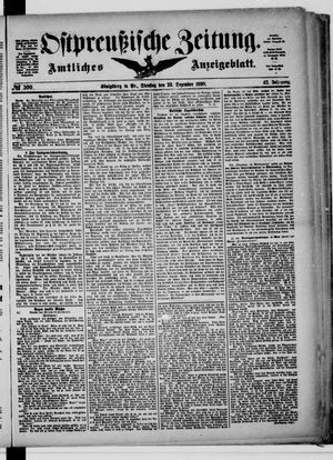 Ostpreußische Zeitung vom 23.12.1890