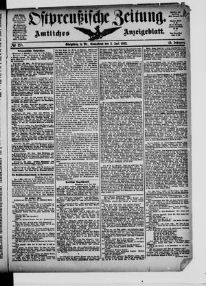 Ostpreußische Zeitung vom 02.07.1892