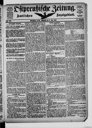 Ostpreußische Zeitung on Jul 6, 1892