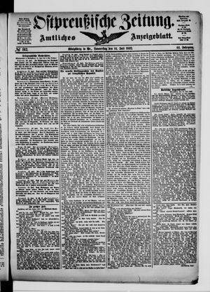 Ostpreußische Zeitung vom 14.07.1892