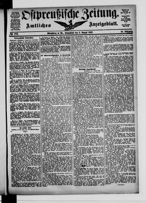 Ostpreußische Zeitung vom 06.08.1892