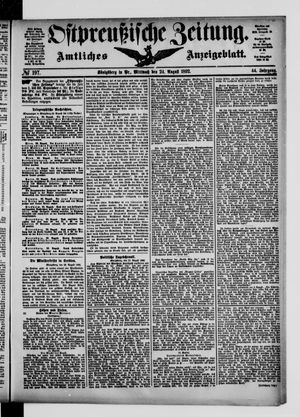 Ostpreußische Zeitung vom 24.08.1892