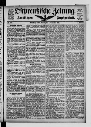 Ostpreußische Zeitung on Sep 4, 1892