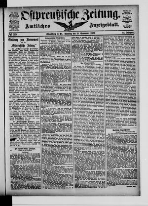 Ostpreußische Zeitung vom 18.09.1892