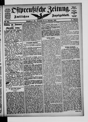 Ostpreußische Zeitung vom 24.09.1892