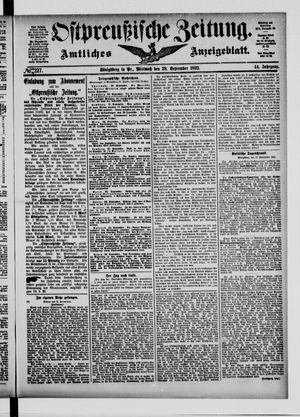 Ostpreußische Zeitung vom 28.09.1892