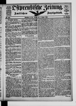 Ostpreußische Zeitung vom 04.10.1892