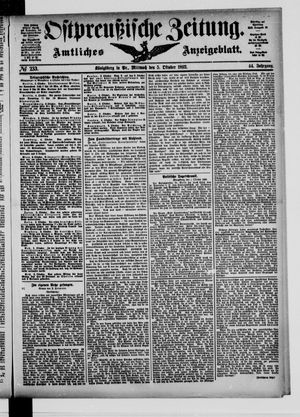 Ostpreußische Zeitung vom 05.10.1892
